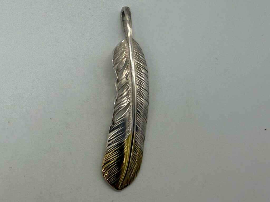 極美品 先金特大フェザー右old8.93g