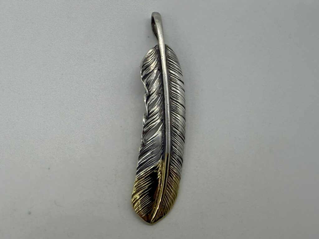 美品　先金特大フェザー右　現行9.02g