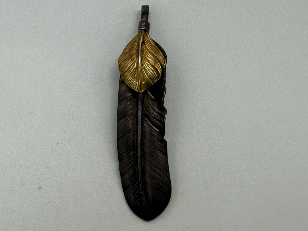 良品　上金特大フェザー左　現行12.50g