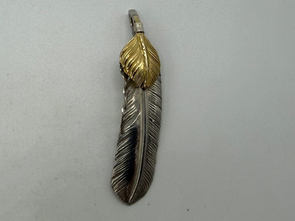 美品 上金特大フェザー右 現行12.45g