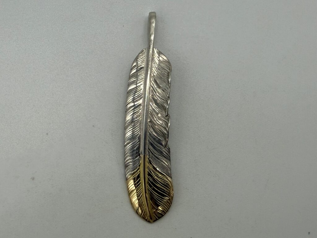 極美品 先金特大フェザー左old8.55g