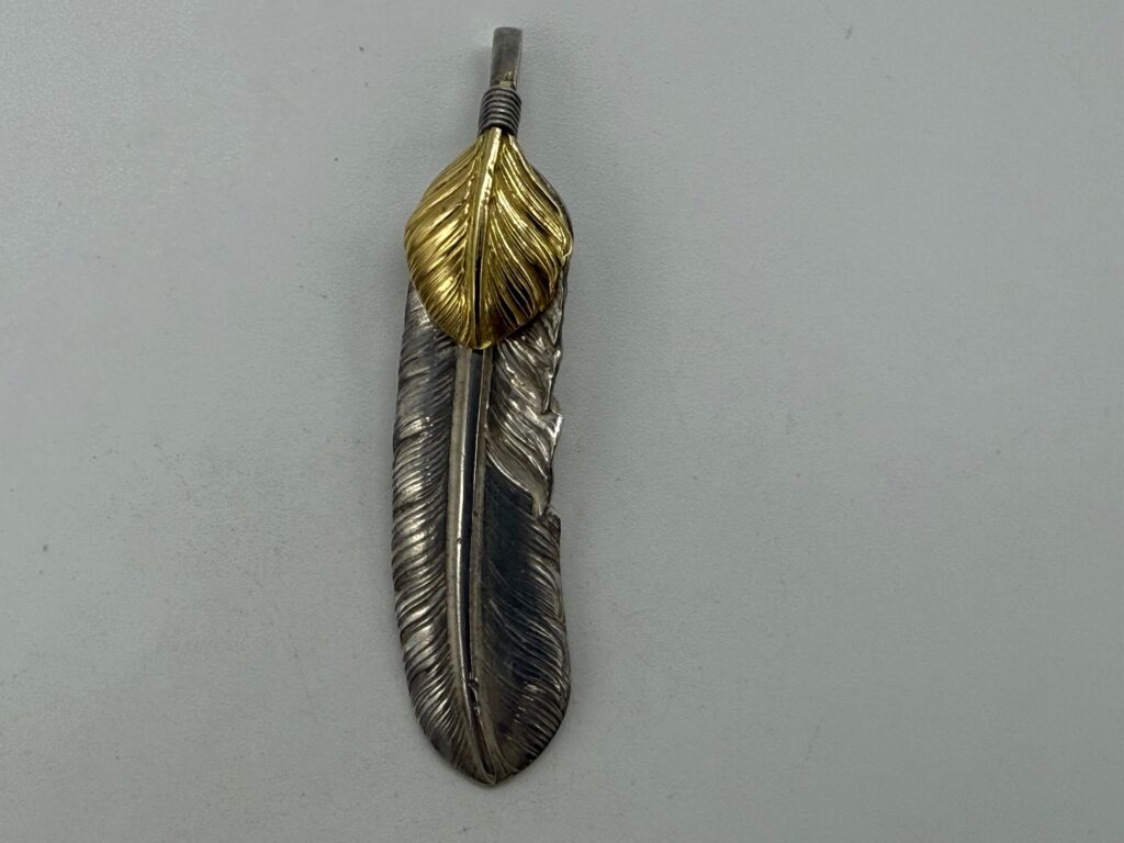 美品　上金特大フェザー左　現行13.68g