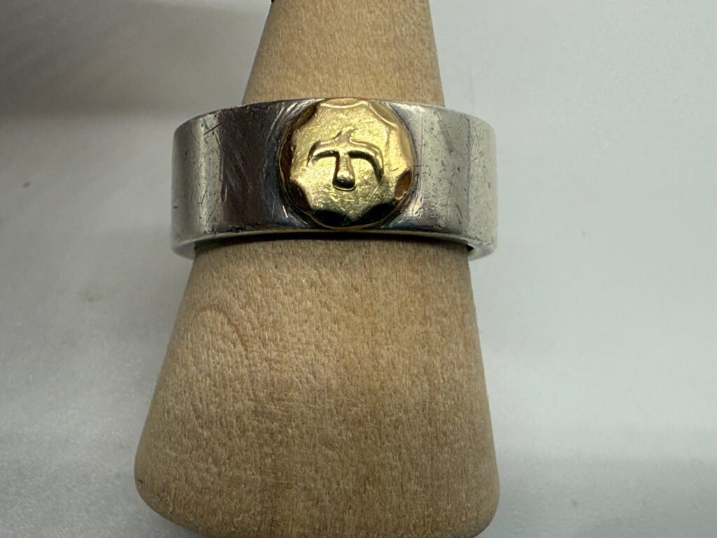 良品　１７号　平打リング9.38g