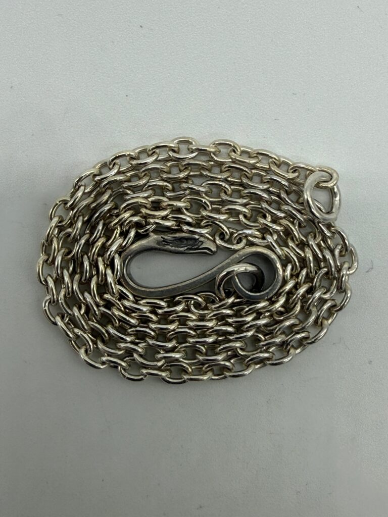 ゴローズ　美品　細丸イーグルフックチェーン③