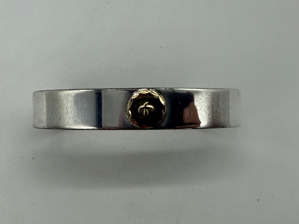 美品　L 平打ブレス　最新キャスト34.52g