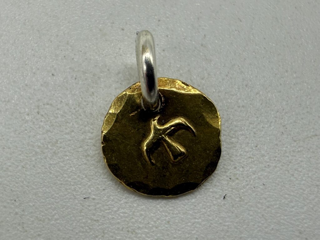 良品　k18太陽メタルold極小斜め飛び0.85g