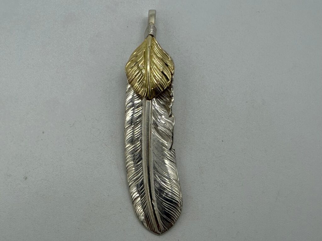 極美品 上金特大フェザー左 現行13.61g
