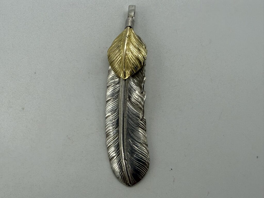 美品　上金特大フェザー左　現行12.83g