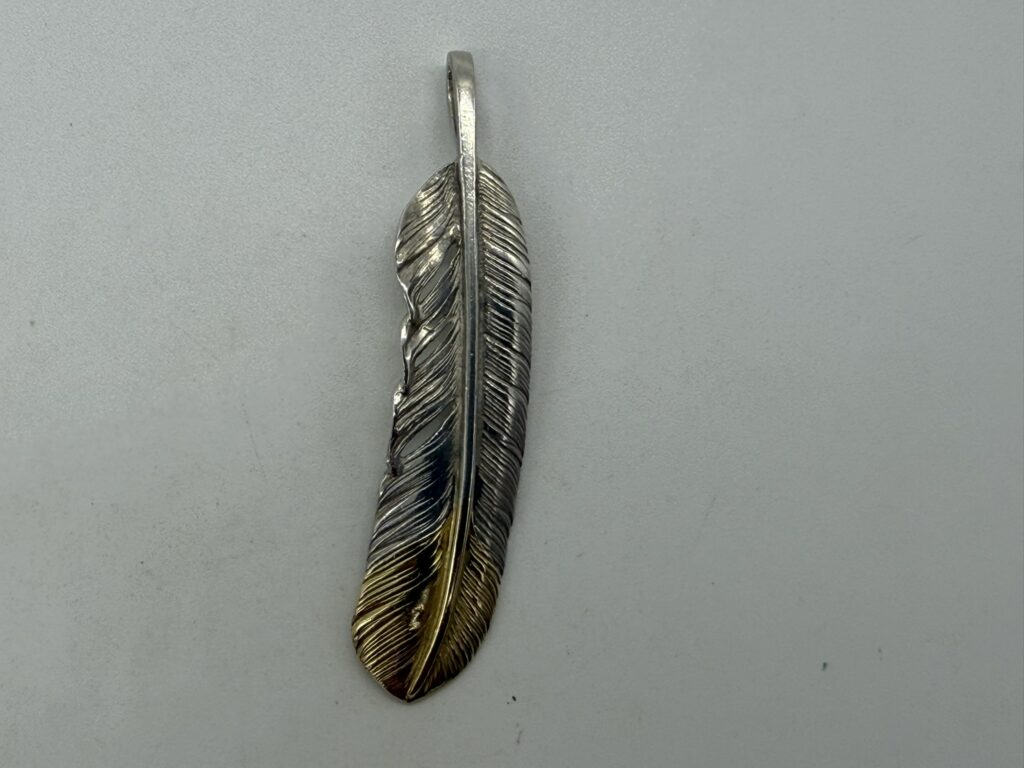 美品　先金特大フェザー右　現行　8.99g