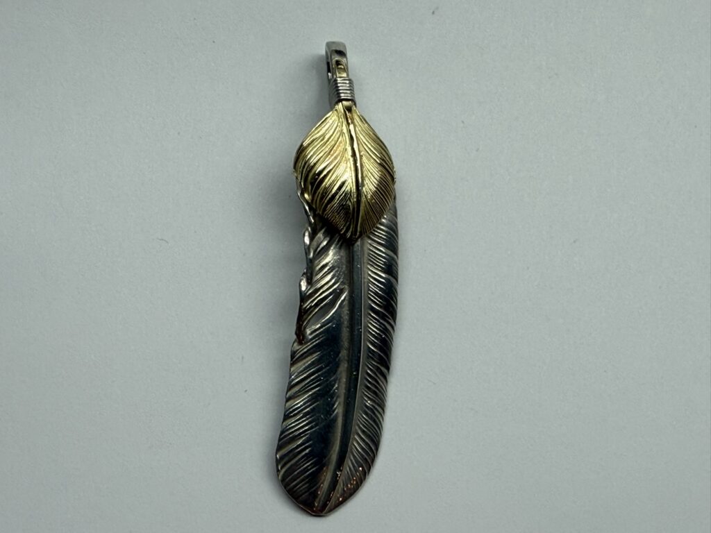 美品 上金特大フェザー右 現行12.99g