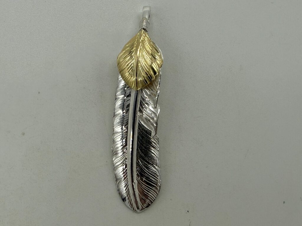 新品　上金特大フェザー左　現行14.00g