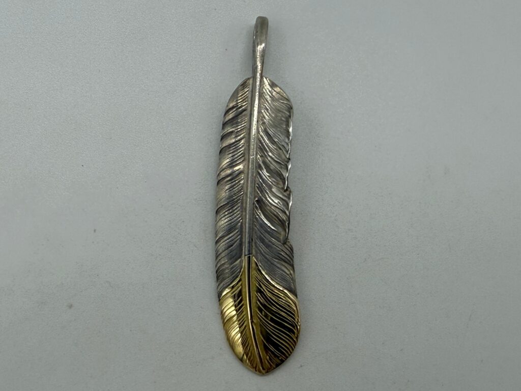 美品　先金特大フェザー左old8.99g