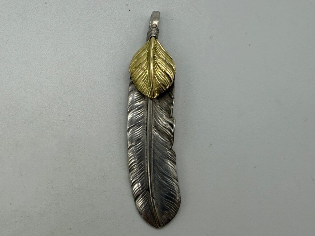 美品 上金特大フェザー左old10.64g