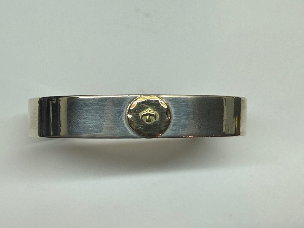 美品　L 平打ブレス34.75g