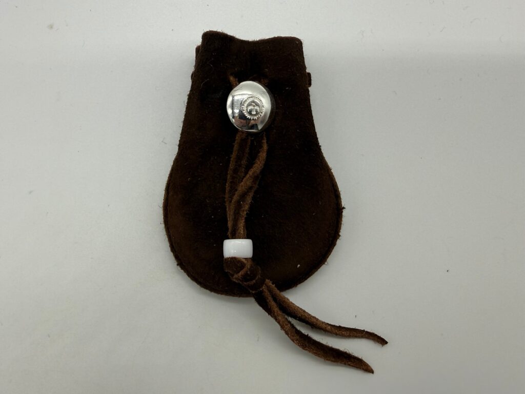 新品　カスタム巾着ポーチX X S 焦茶