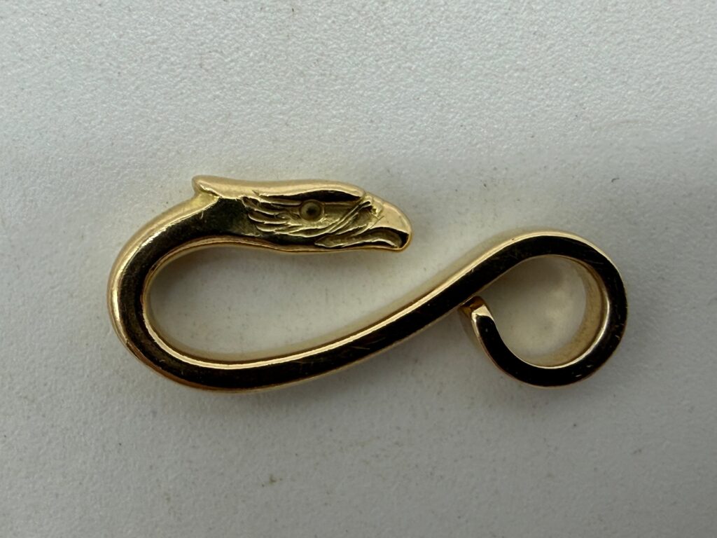 美品　全金イーグルフック3.88g