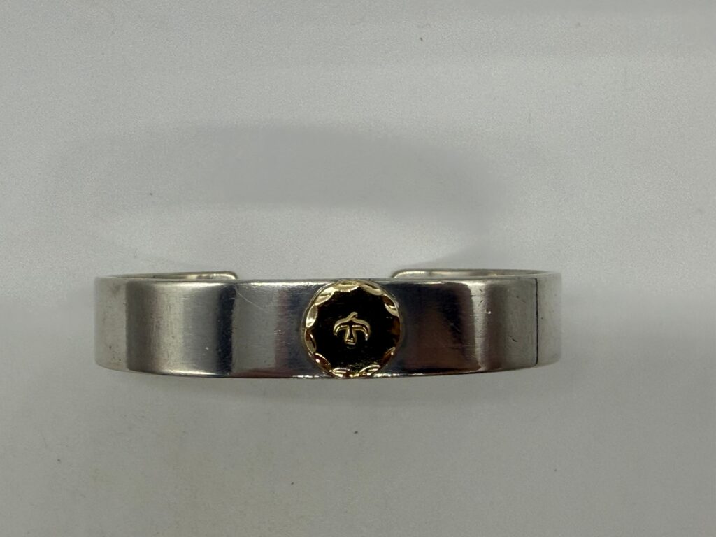 良品　M 平打ブレス32.07g