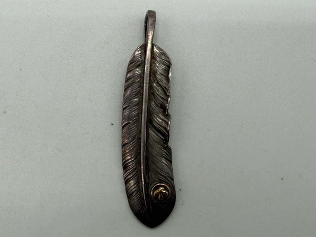 良品 小金メタル付特大フェザー左 現行10.58g