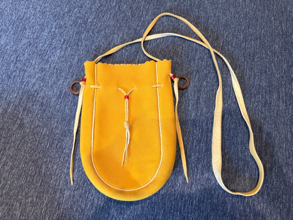 良品レア 巾着ポーチバッグL スモーク