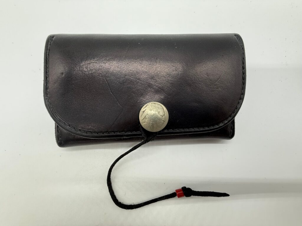 良品 二つ折りミドルウォレット 黒