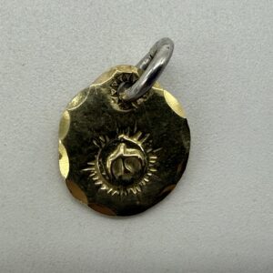 【美品】K18IN太陽メタル大【現行3.38g】