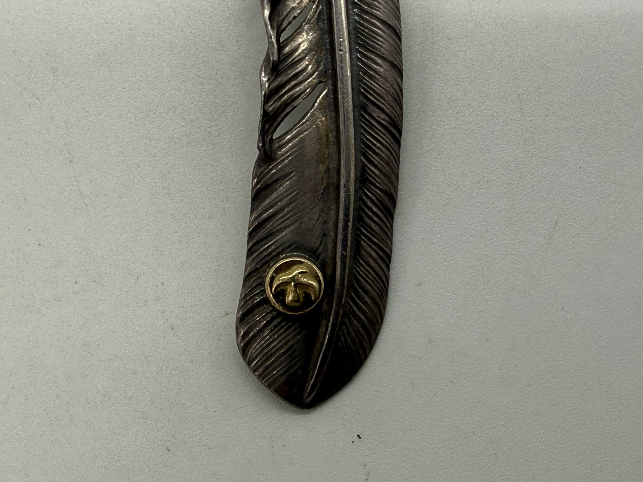 【良品】小金メタル付特大フェザー右【現行10.26g】 - 画像 (2)