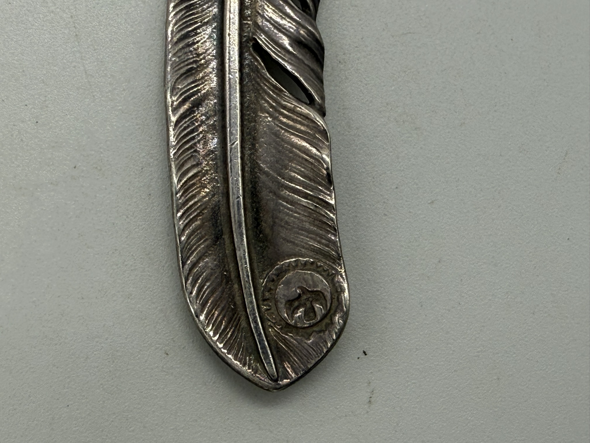 【良品】小金メタル付特大フェザー右【現行10.26g】 - 画像 (5)