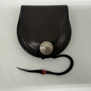 【良品】丸型小銭入れ【黒】
