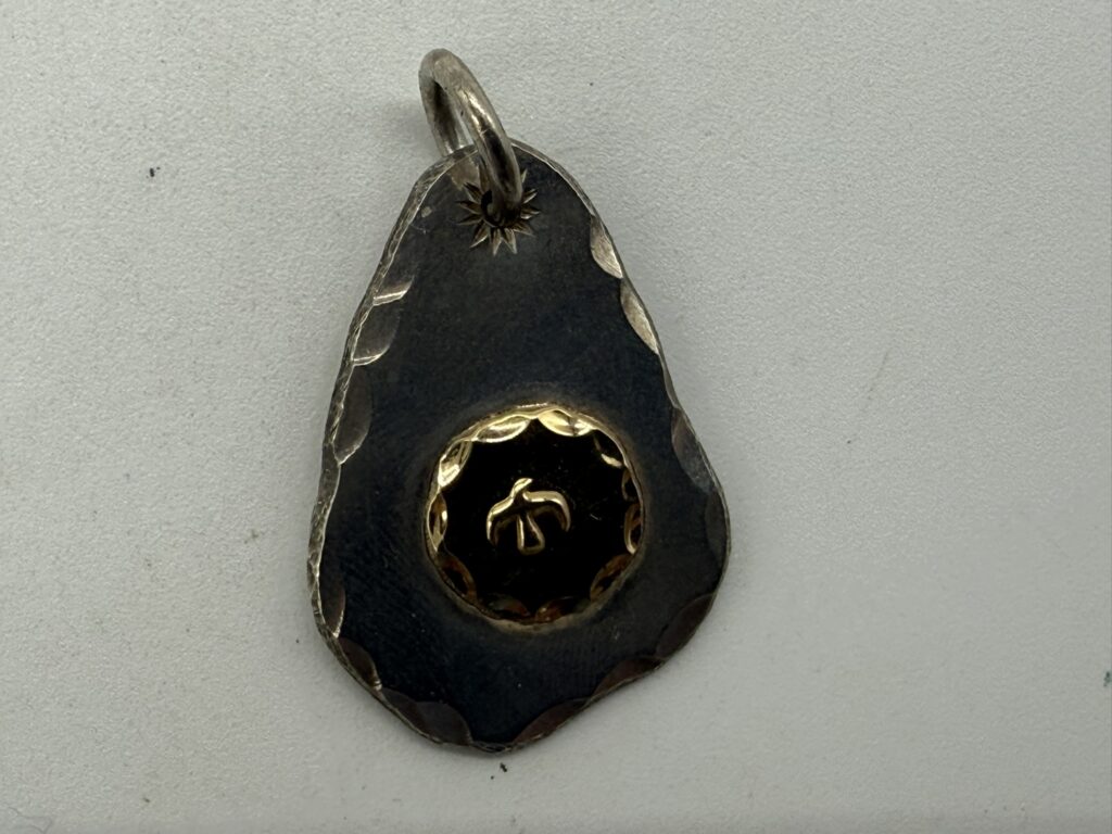 【美品】金メタルインダイメタル【OLD斜め飛び9.28g】