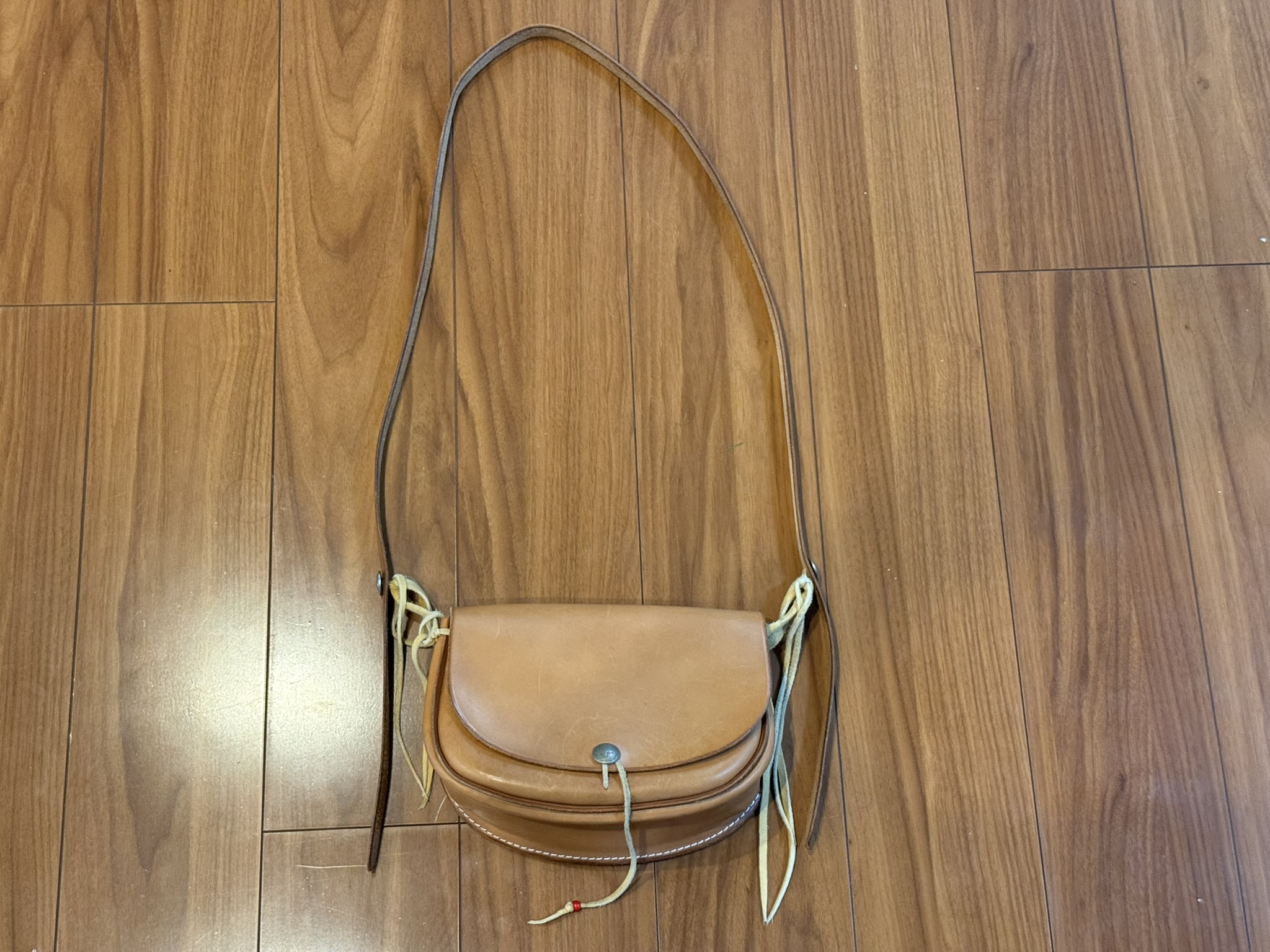 【美品】バケットバッグ【サドル】