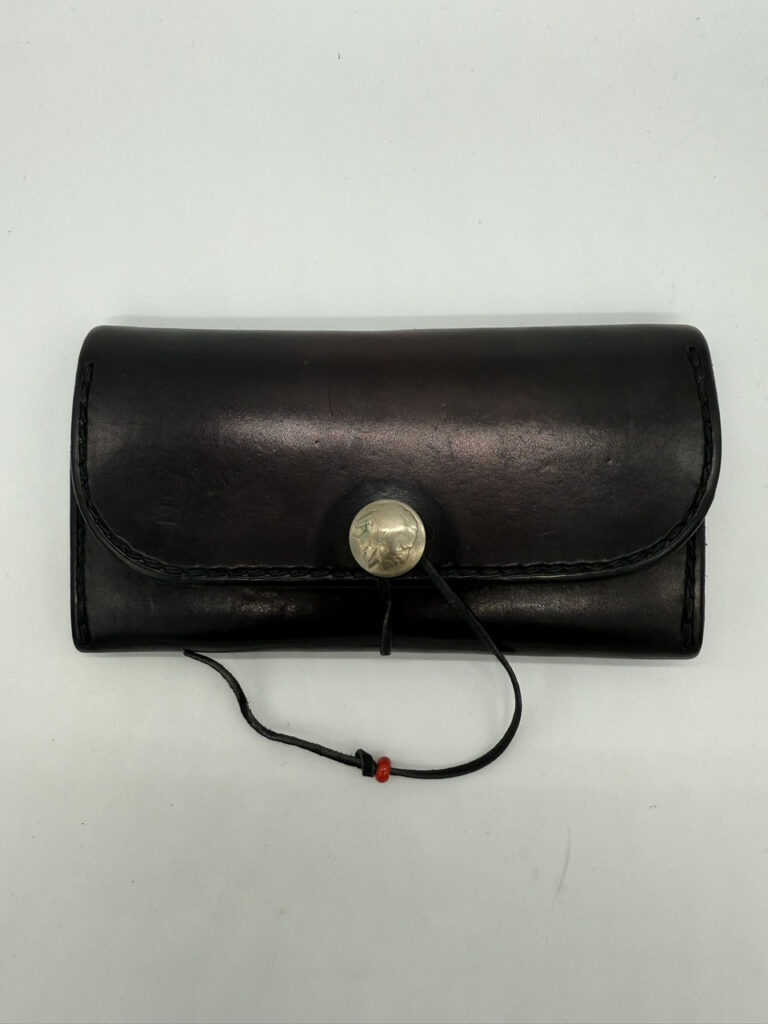 【美品】三つ折りロングウォレット【黒】