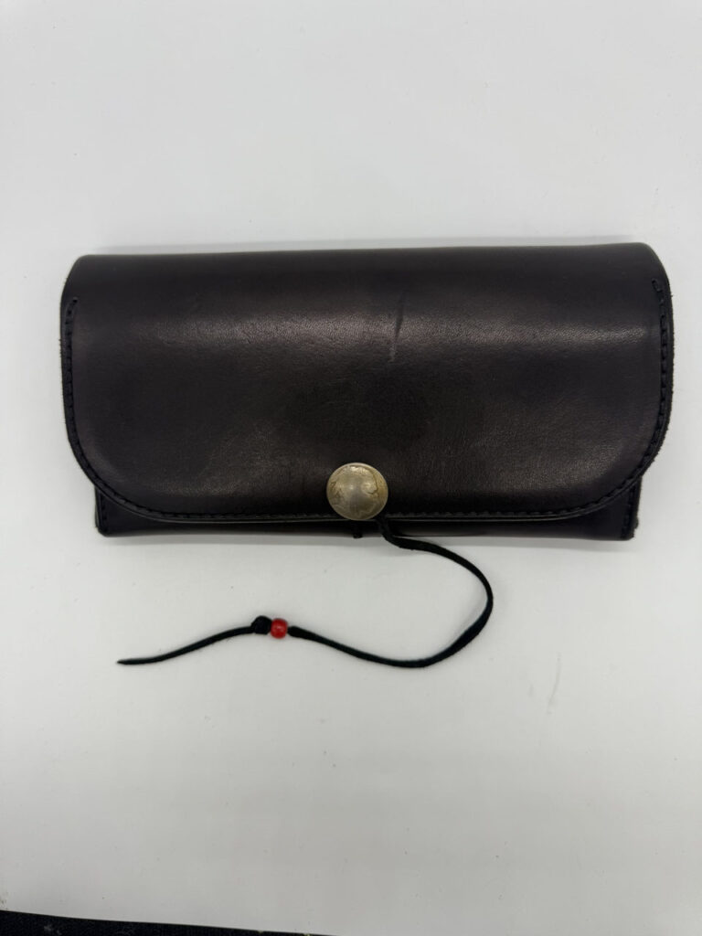 【美品】三つ折りロングウォレット【黒】