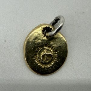 【美品】K18IN太陽メタル大【OLD3.74g】