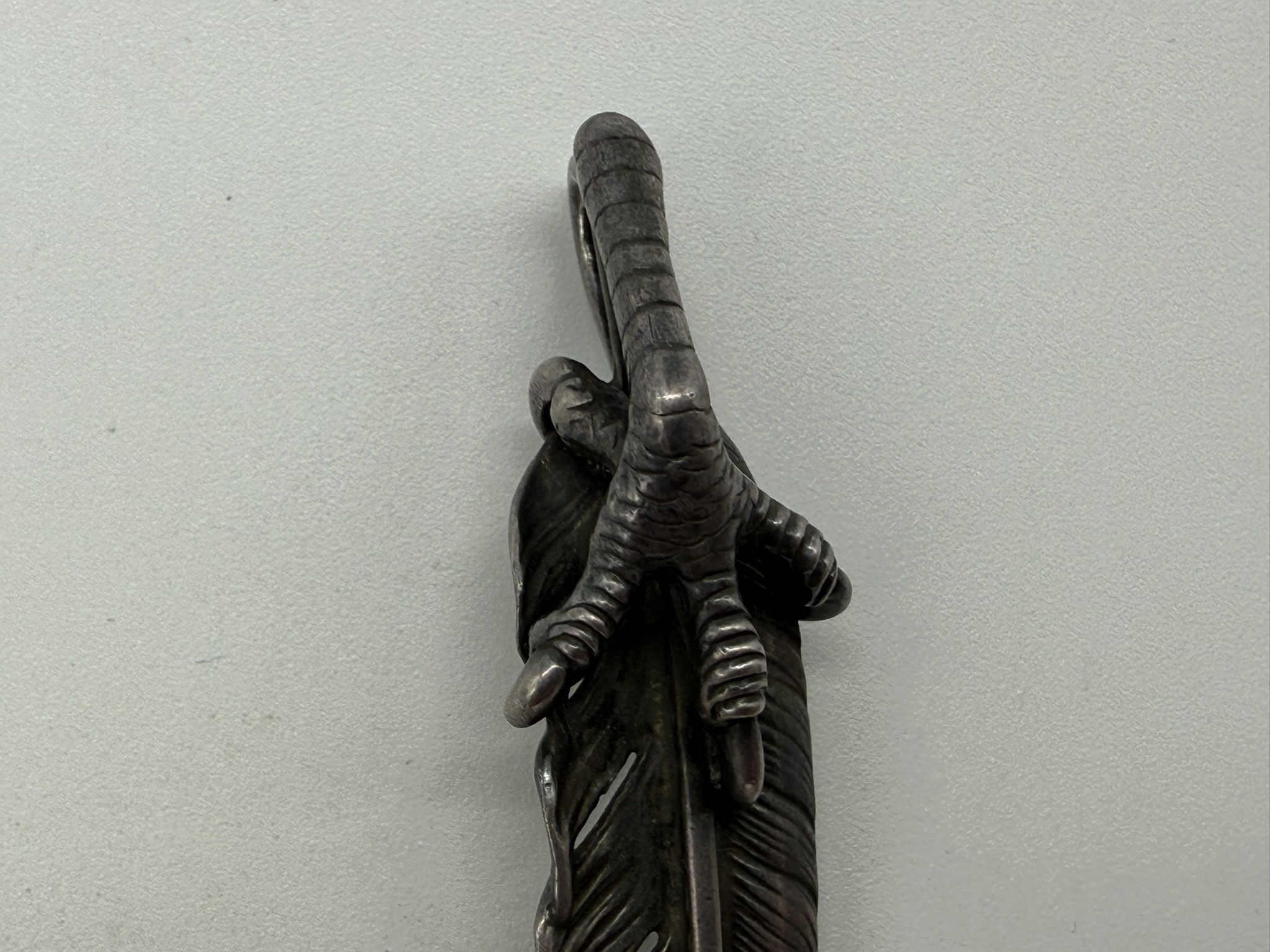 【良品】銀爪小金メタル付特大フェザー右【現行15.15g】 - 画像 (3)