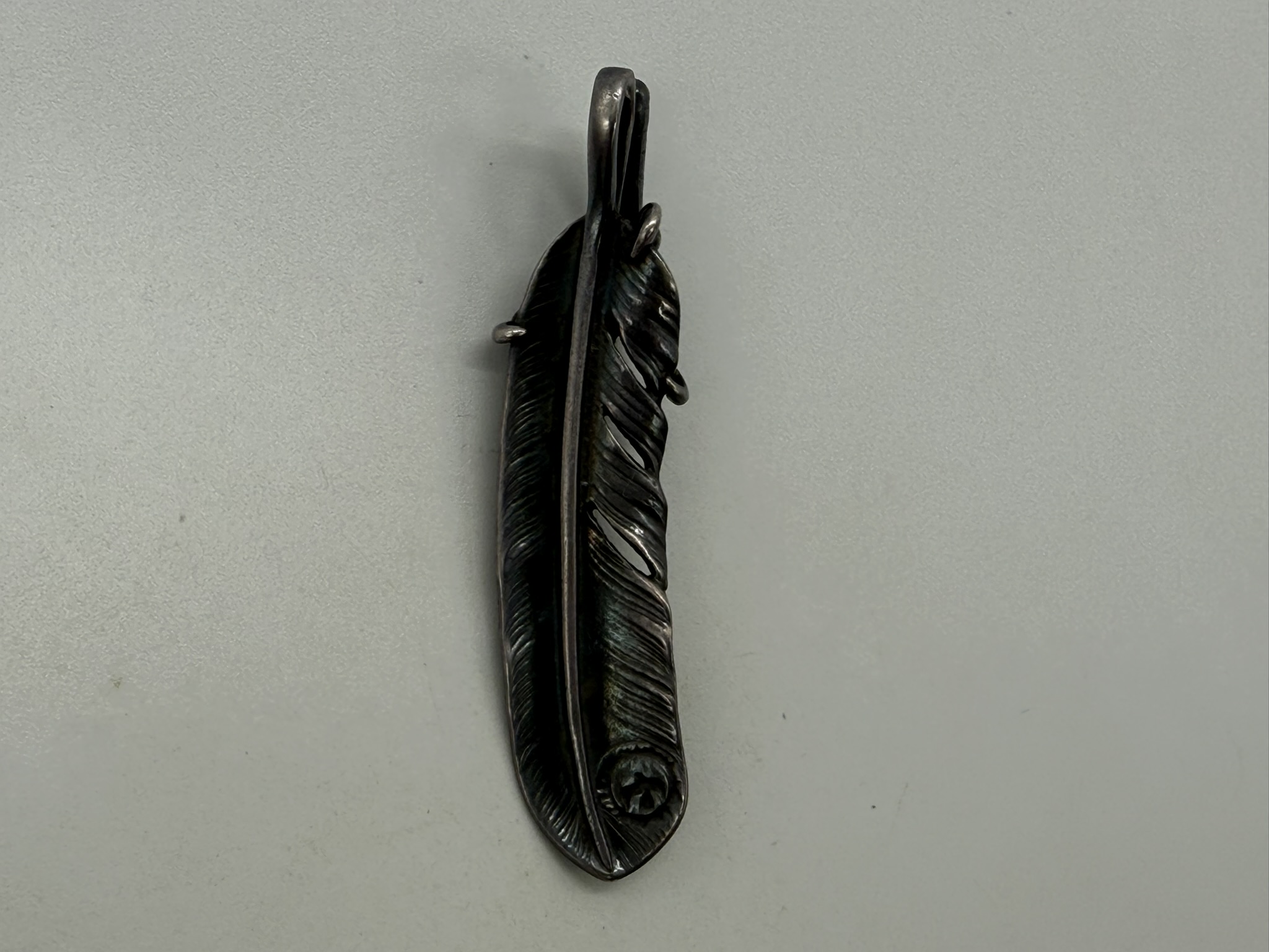 【良品】銀爪小金メタル付特大フェザー右【現行15.15g】 - 画像 (4)