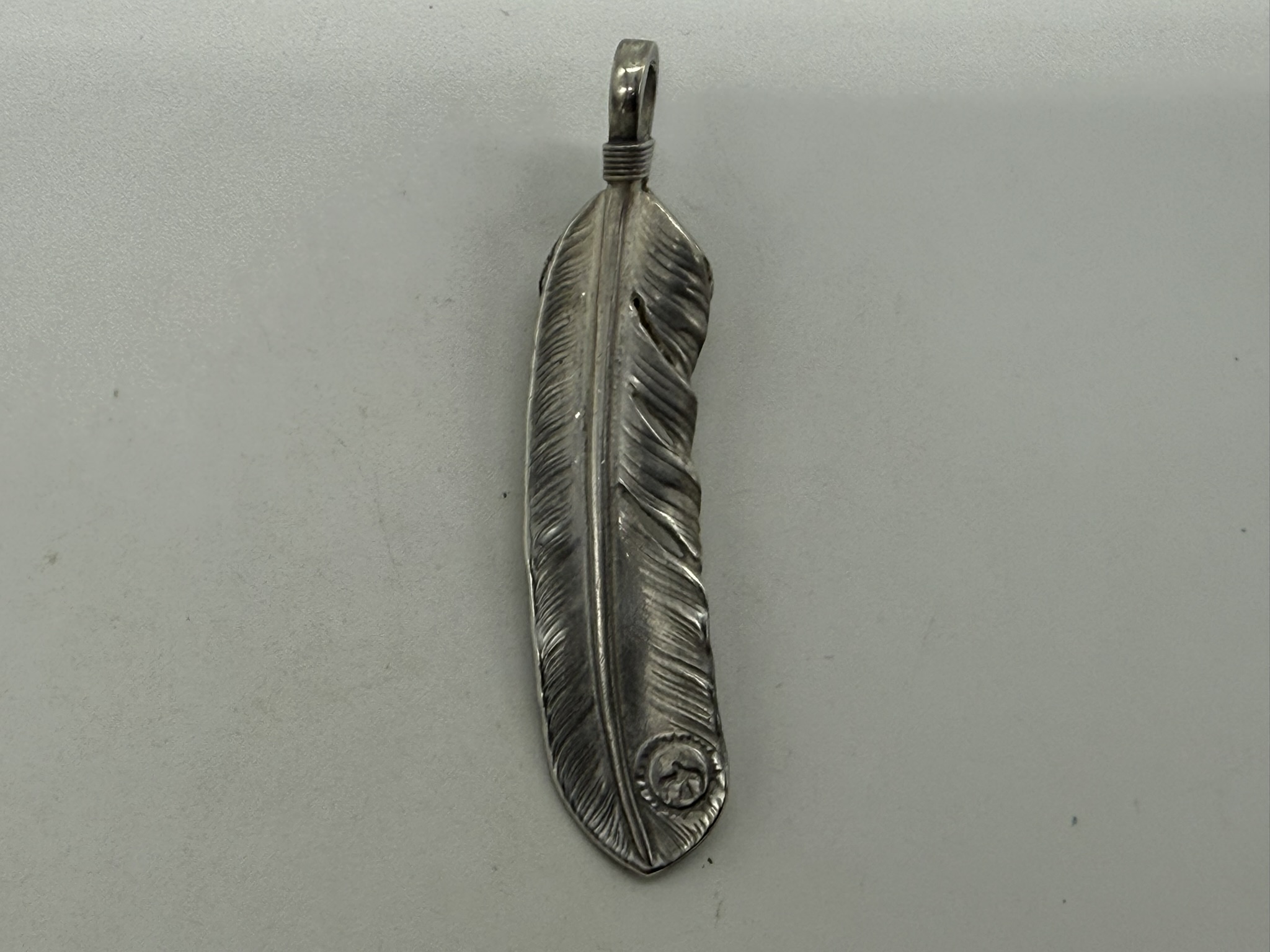 【良品】上銀銀縄ターコイズフェザー右【現行13.45g】 - 画像 (4)