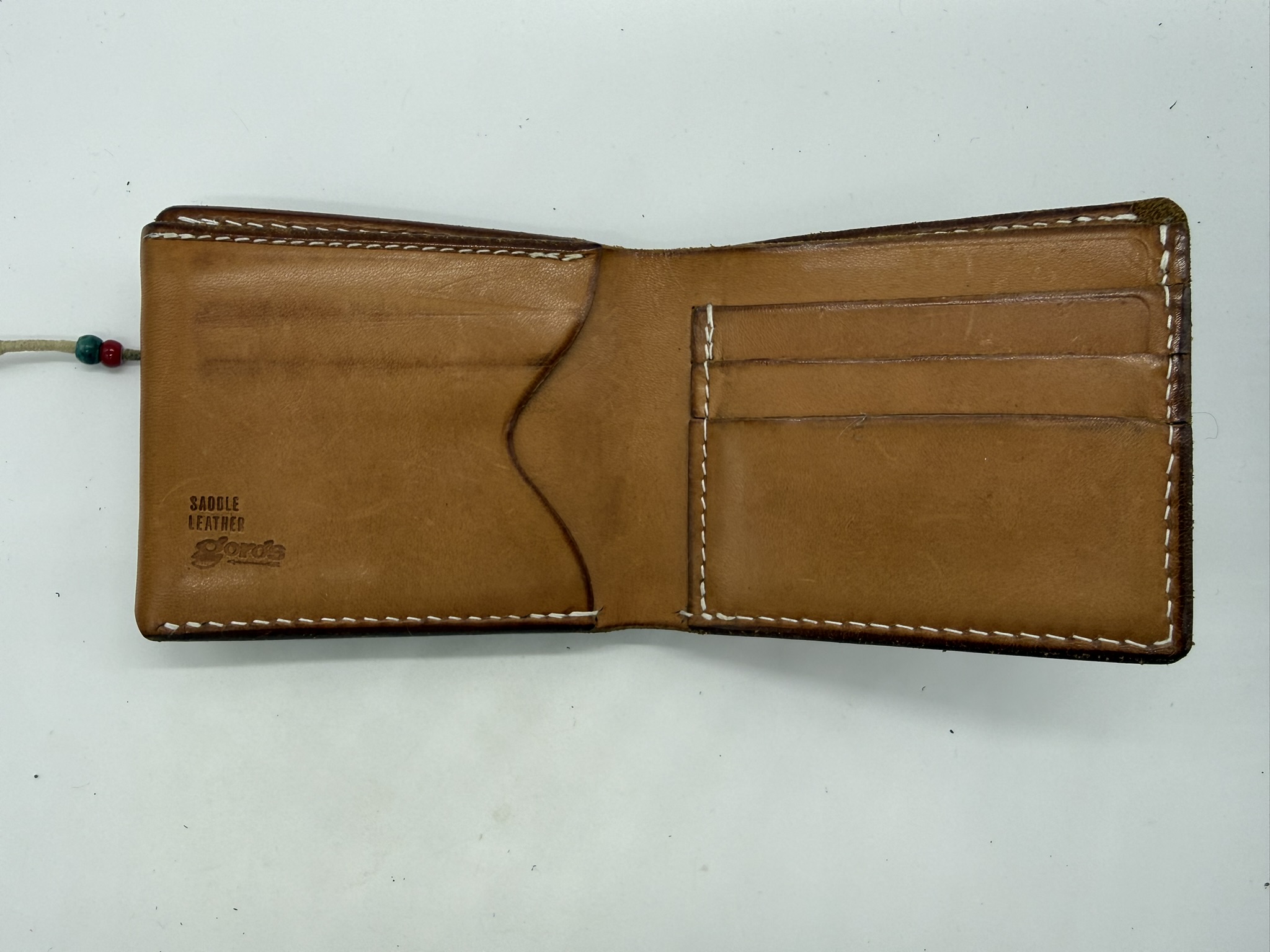 【美品】二つ折りショートウォレット【サドル】 - 画像 (2)