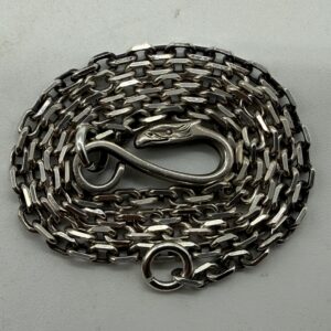 【美品】細角イーグルフックチェーン【15.12g】