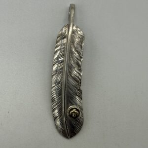 【美品】小金メタル付特大フェザー左【現行9.80g】