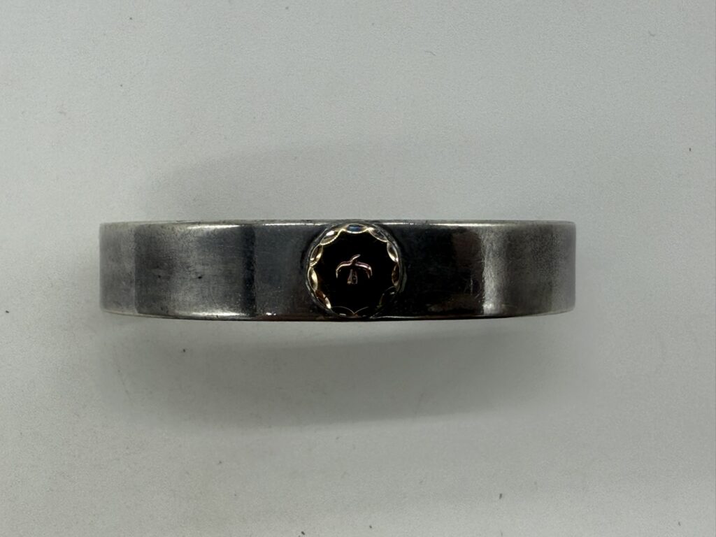 【良品】平打ブレスM【最新キャスト32.50g】