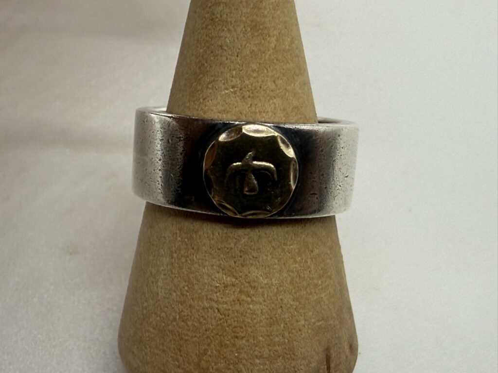 【良品】平打リング【15号9.10g】