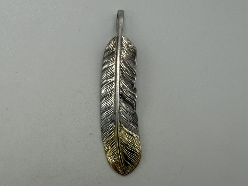 【美品】先金特大フェザー左【現行8.76g】