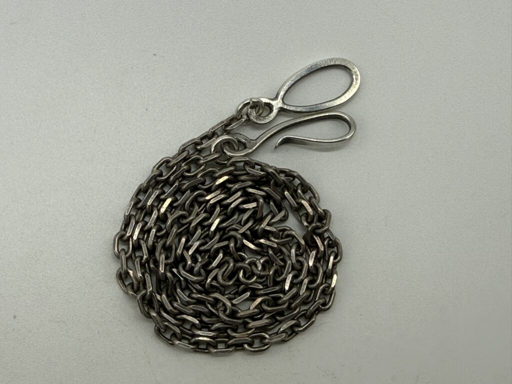 【美品】細角オールドフックチェーン【15.52g】