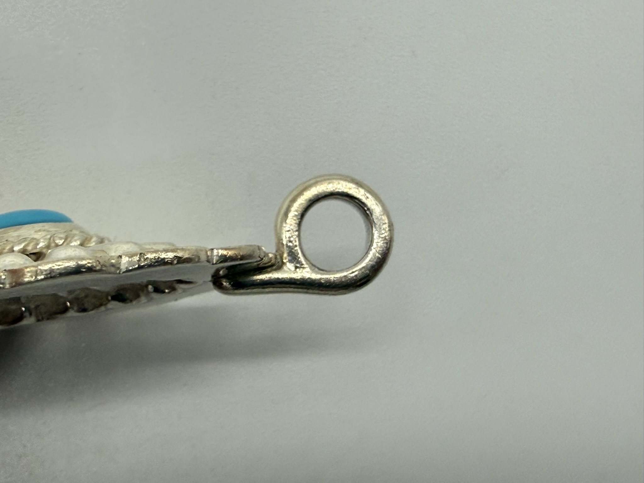 【美品】銀縄ターコイズフラワートップ【OLD10.32g】 - 画像 (5)