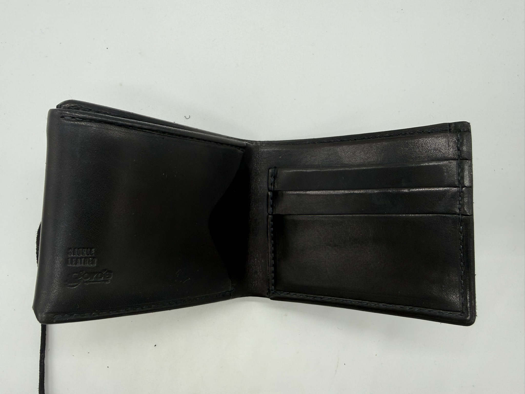 【新品】二つ折りショートウォレット【黒】 - 画像 (4)