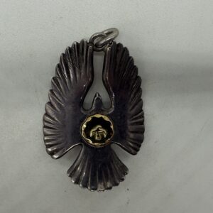 【良品】金メタル付イーグルペンダント【9.48g】