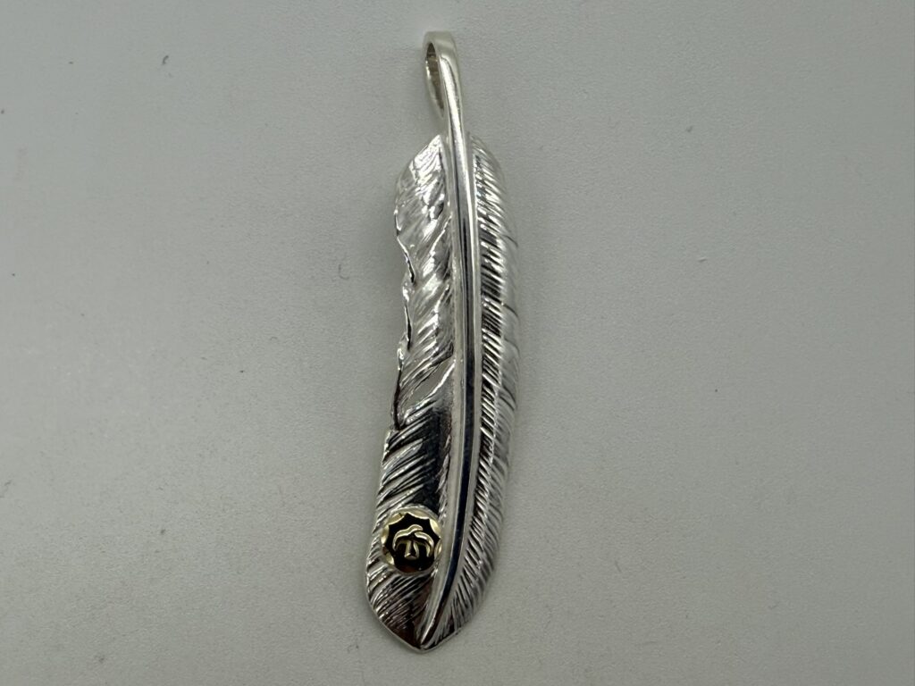 【新品】金メタル付特大フェザー右【現行11.52g】