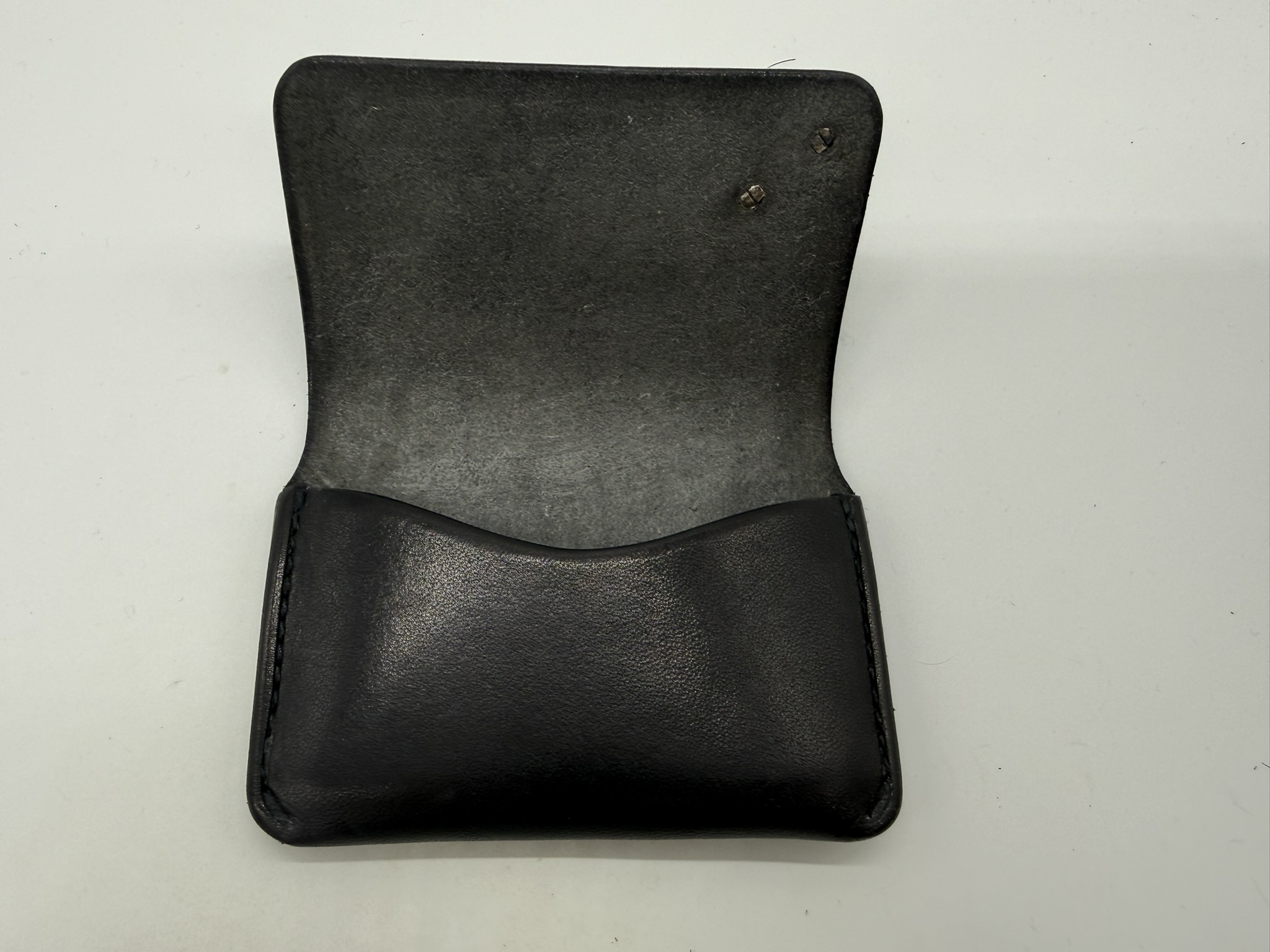 【新品】GC24ハーフコンチョ付名刺入れ【黒】 - 画像 (5)