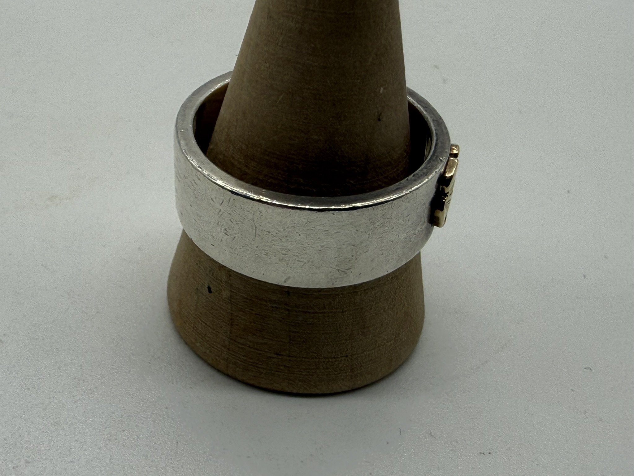 【良品】平打ローズリング【21号10.09g】 - 画像 (2)