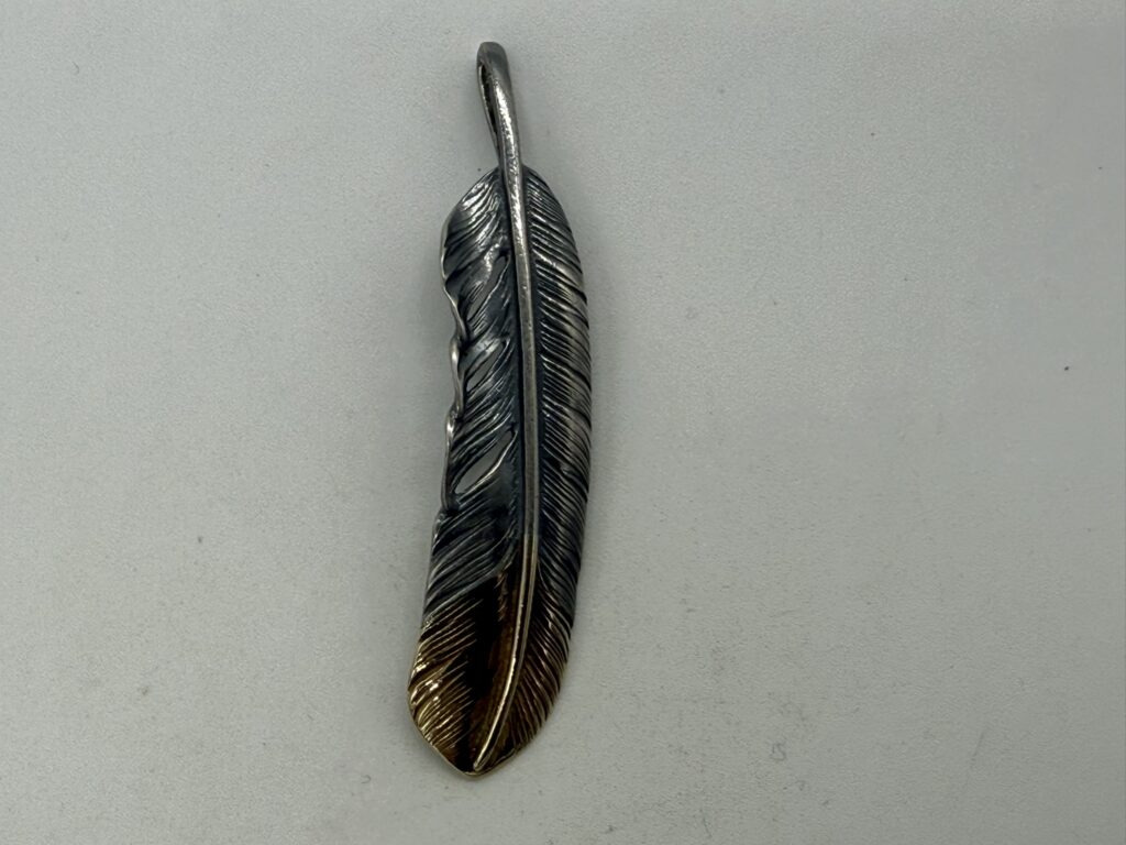 【良品】先金特大フェザー右【OLD8.55g】